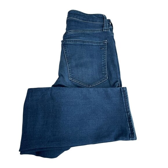 Madewell Curvy Mid-Rise Stovepipe Jeans Dark Wash Stretch Denim Womens 24 - Picture 3 of 15